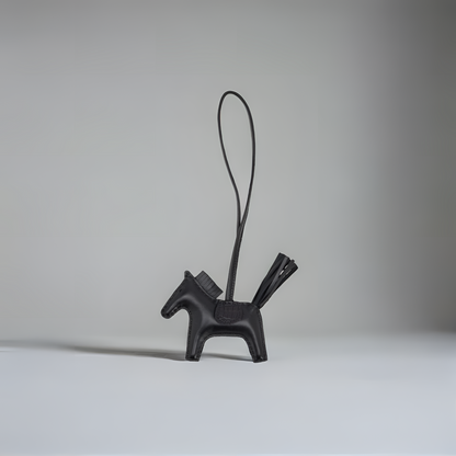 Leather Horse Bag Charm