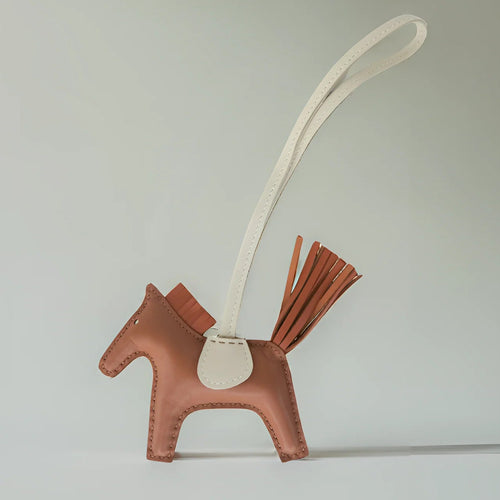 Leather Horse Bag Charm