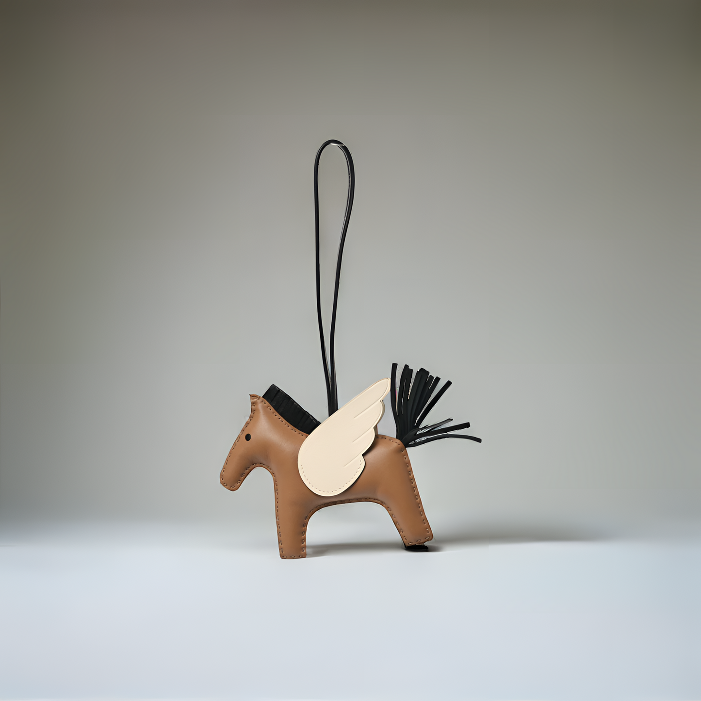 Leather Horse Bag Charm